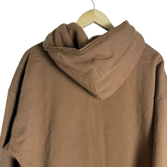 Drew House Mascot Deconstructed Brown Yellow Smiley Face Graphic Hoodie Small - Picture 7 of 11